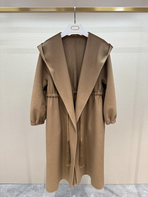 【只可换码，不退货】MaxMara 连帽抽绳羊绒大衣（HN） 商品图1