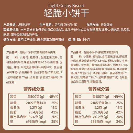 熙景源轻脆小饼干780g（30g*26包）/箱  共26包 商品图5