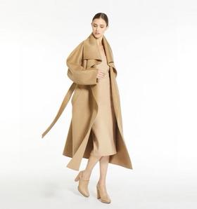 MaxMara  Rienza大翻领羊绒大衣（HY）