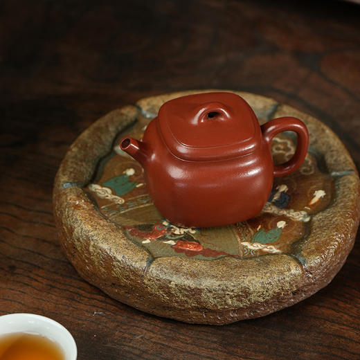 龙德堂陶艺 徐飞制《枘方》原矿大红袍 100cc 库存请咨询客服 商品图2