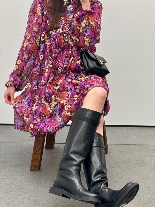 赛琳 秋冬新品复古平跟高靴 这一季好看的款式真的是很多（ZX*DBG） 商品图7