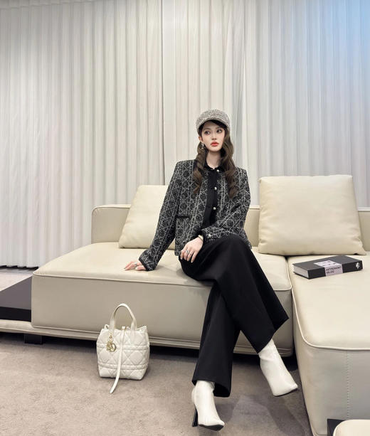 迪奥 25Fw秋冬新款 千金藤格纹外套(DQJ*MM) 商品图2
