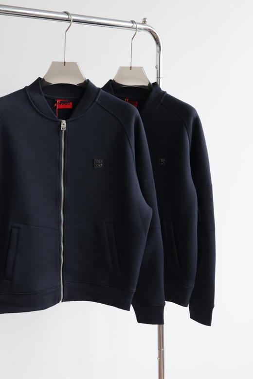 H.B 棉弹飞行员秋冬平纹夹克宽松拉链外套 WT901 商品图3