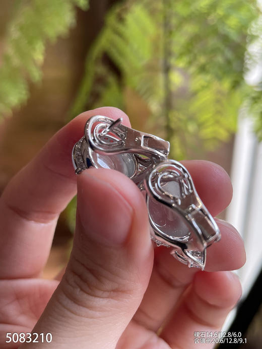 5083210，蛋面耳钉。具体价格微信咨询 商品图5