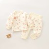 新品婴儿保暖套装夹棉冬装分体免脱宝宝衣服秋冬两件套a类冬季 商品缩略图3