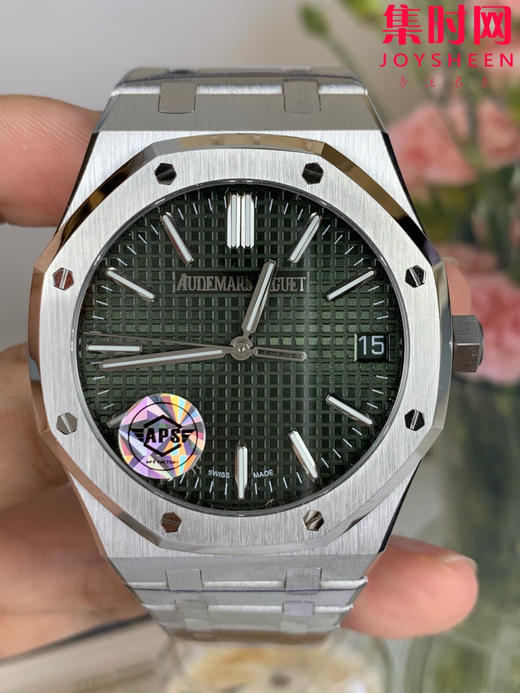 爱彼APS皇家橡树15510系列——震撼上线 绿色盘 绿钢 男士腕表 采用4302一体机芯 商品图3