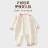 婴儿衣服秋季a类女宝宝满月服连体衣baby夹丝保暖新生儿包屁衣 商品缩略图1