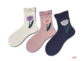 【3F】诗依露厅维奥尼泡泡口提花精棉女袜（提货时间：10.20-11.28）