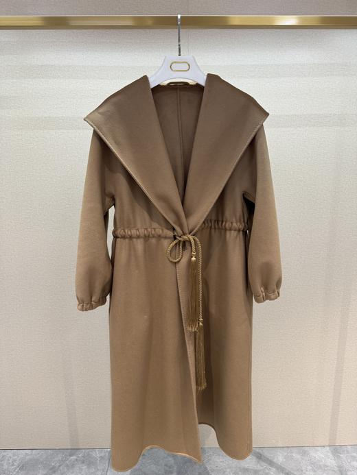 【只可换码，不退货】MaxMara 连帽抽绳羊绒大衣（HN） 商品图2