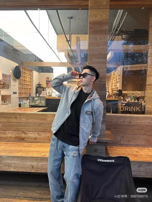 巴宝莉 2024FW秋冬新款 微标装饰棉质连帽男女同款卫衣（ZY*BG） 商品图7