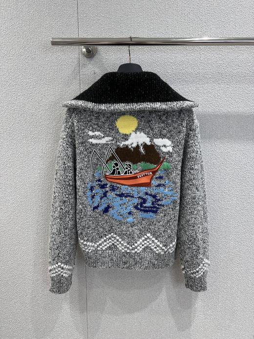 驴家 25Fw早秋新款 Nigo联名Monogram花㚏提花重工拉链外套(ZY*MM) 商品图11