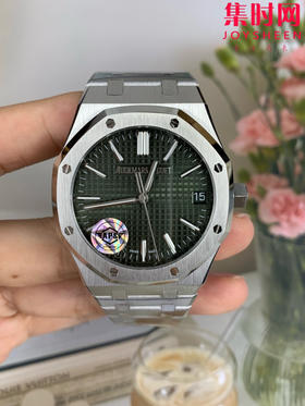 爱彼APS皇家橡树15510系列——震撼上线 绿色盘 绿钢 男士腕表 采用4302一体机芯