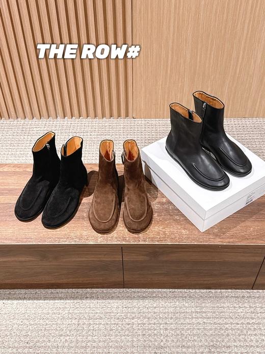 the row绒面皮面短靴女款（DBG） 商品图0