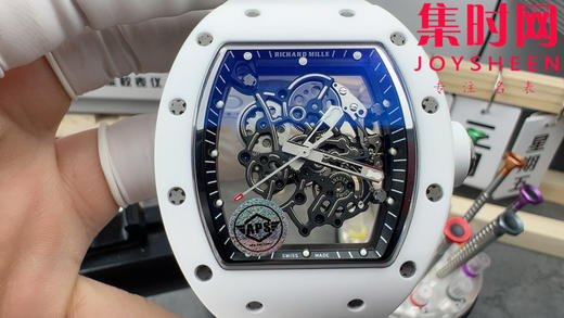 理查德米勒 APS新款RM055 RM55 陶瓷壳 男士腕表 丹东RMUL2一体机 里查德以其轻便时尚为主题，我们所有的金属件都采用钛金属制作同步原版 商品图1