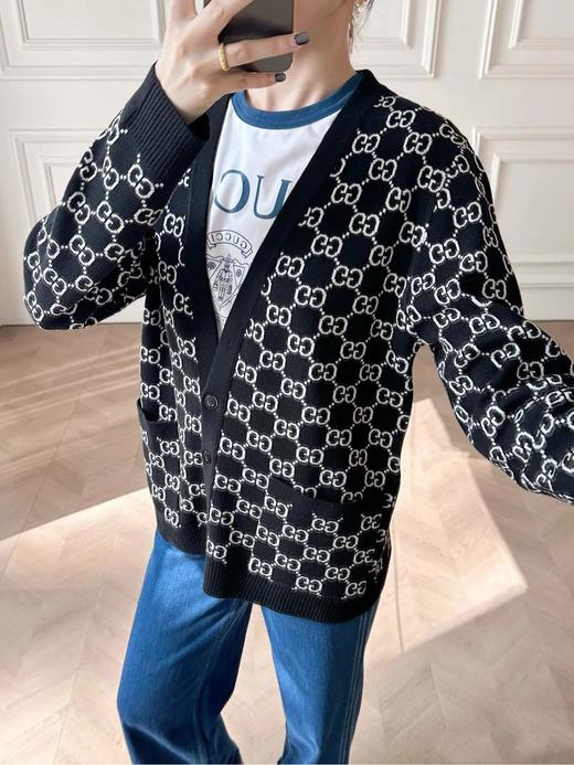 古驰 25早秋新款双面老花开衫（TM） 商品图2