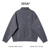 SDSA男士秋冬新款痞帅男装潮牌半拉链拼接翻领卫衣百搭宽松上衣 商品缩略图5