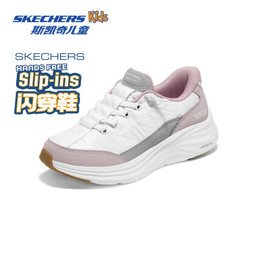 斯凯奇男女童闪穿鞋秋冬儿童舒适运动鞋防滑耐磨一脚蹬童鞋 商品图2