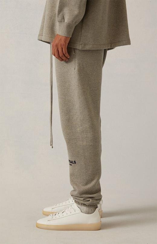 FEAR OF GOD ESSENTIALS FOG胸口后背植绒男女情侣明星同款秋冬长裤卫裤（BG） 商品图3