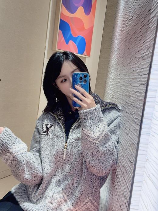 驴家 25Fw早秋新款 Nigo联名Monogram花㚏提花重工拉链外套(ZY*MM) 商品图2