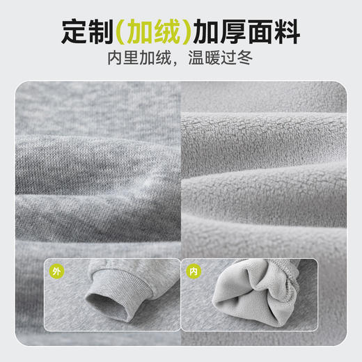 嘟嘟家男童卫衣秋冬儿童加绒假两件高领上衣女童2025新款洋气内搭T5DWY019 商品图3