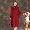 XT 2522翻领大衣女双面绒高级感羊毛呢子妈妈装外套 商品缩略图1