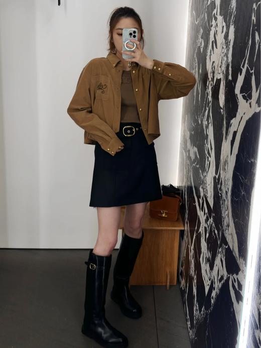 赛琳 秋冬新品复古平跟高靴 这一季好看的款式真的是很多（ZX*DBG） 商品图8