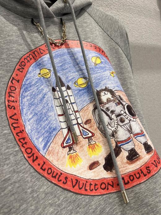 驴家 25FW秋冬新款 链条印花连帽卫衣(DQJ*MM) 商品图6