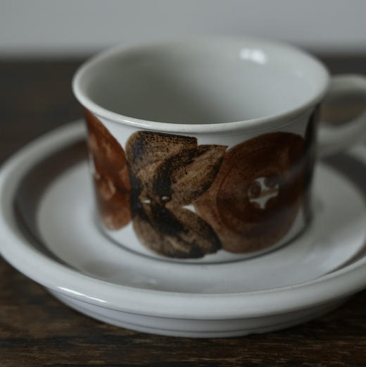 芬兰ARABIA棕海葵摩卡两件套 商品图2