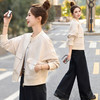时尚气质洋气显瘦上衣蝙蝠袖流行夹克HR-MUQQ4133 商品缩略图1