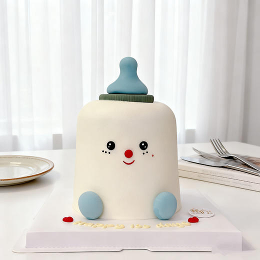 加高小兔子奶瓶卡通蛋糕-加高艺术蛋糕 商品图9