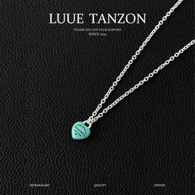 蒂芙尼 心形设计  项链 男女同款情侣款 银色（XK）