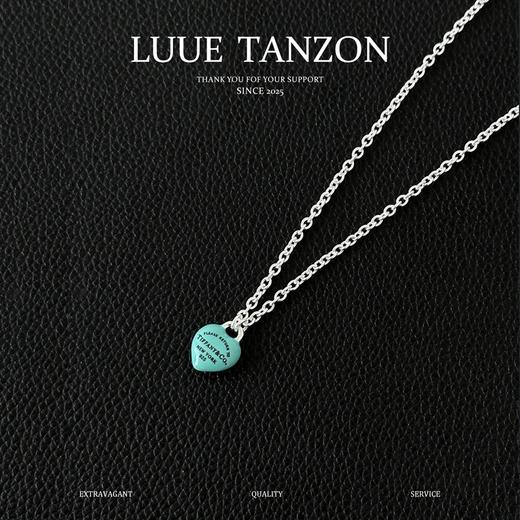 蒂芙尼 心形设计  项链 男女同款情侣款 银色（XK） 商品图0