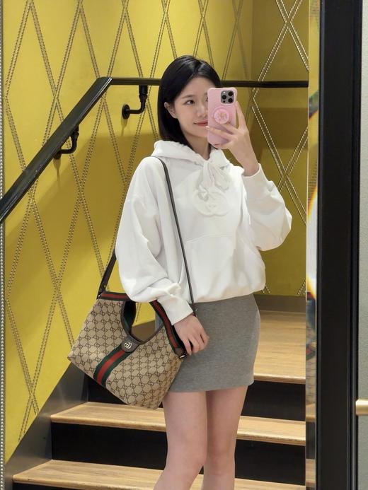 古驰 5FW秋冬新款 logo压花连帽卫衣（DQJ*MM） 商品图1