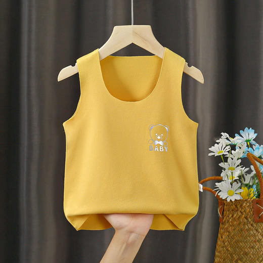 儿童德绒背心秋冬婴幼儿无痕男童内搭女童保暖宝宝马甲坎肩 商品图1