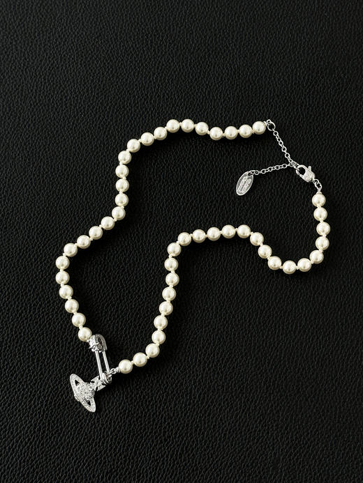 西太后土星吊坠别针浮雕安全别针项链男女同款情侣款 -（XK） 商品图2