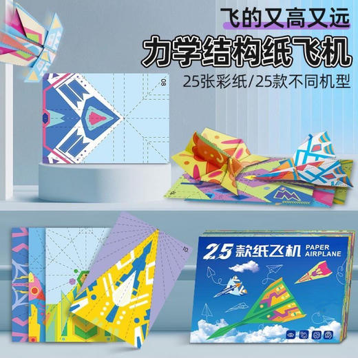 【家居百货】25个纸飞机（25款）创意折纸飞机，变成孩子的私人航展 商品图2