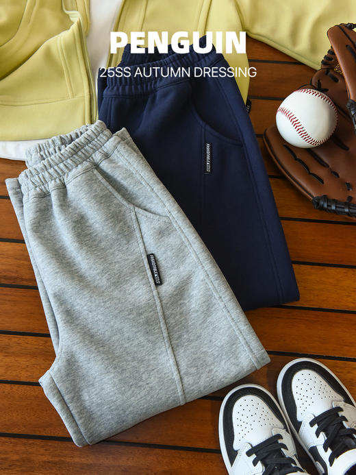 【儿童裤合集】软壳立体拼接加绒裤+立体拼接弯刀卫裤+两穿伞兵机能裤，蓄热保暖，户外山系高颜值【2510“羊毛”服装】 商品图5