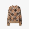 Burberry巴宝莉秋冬新款斜格纹羊毛圆领针织衫 商品缩略图2