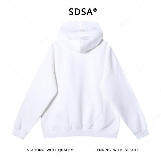 9625SDSA男士秋冬新款痞帅男装美式高街印花字母连帽卫衣铆钉百搭上衣 商品图5