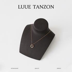 尚美 环形钻石小号吊坠项链-（XK）