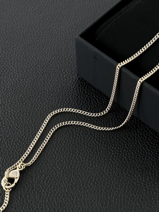 香奈儿 圆形设计项链男女同款情侣款金色-（XK） 商品图4