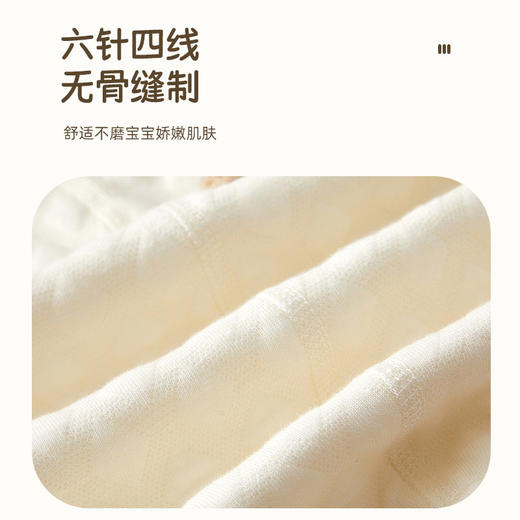 婴儿衣服秋季a类男宝宝满月服连体衣baby夹丝保暖新生儿包屁衣 商品图3