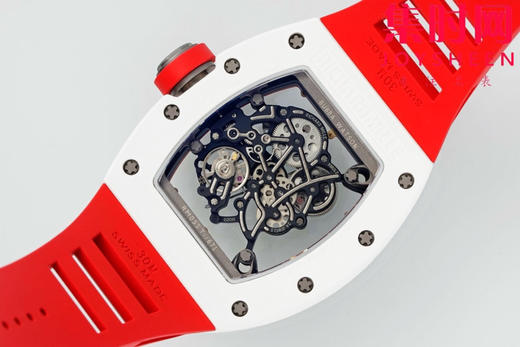 理查德米勒 APS新款RM055 RM55 陶瓷壳 男士腕表 丹东RMUL2一体机 里查德以其轻便时尚为主题，我们所有的金属件都采用钛金属制作同步原版 商品图5