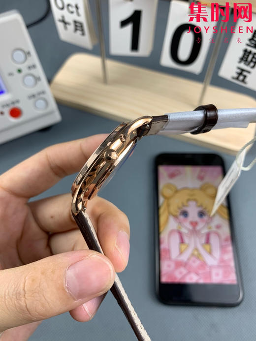 积家 APS大师系列 "小丑" 1378420 丹东938一体机 多功能男士腕表 商品图4