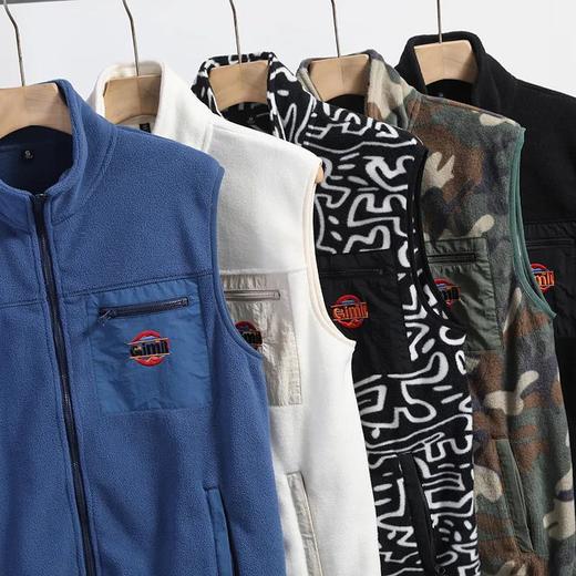 惊爆价,99抢~！秋冬季男士户外休闲立领保暖摇粒绒马甲 商品图1