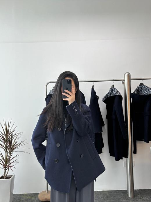 迪奥 经典提花 短款西装领大衣（SZX） 商品图2