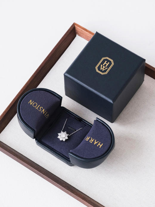 海瑞温斯顿 雪花六芒星造型璀璨繁花梦幻浪漫闪耀精致甜美雪绒花（XK） 商品图8