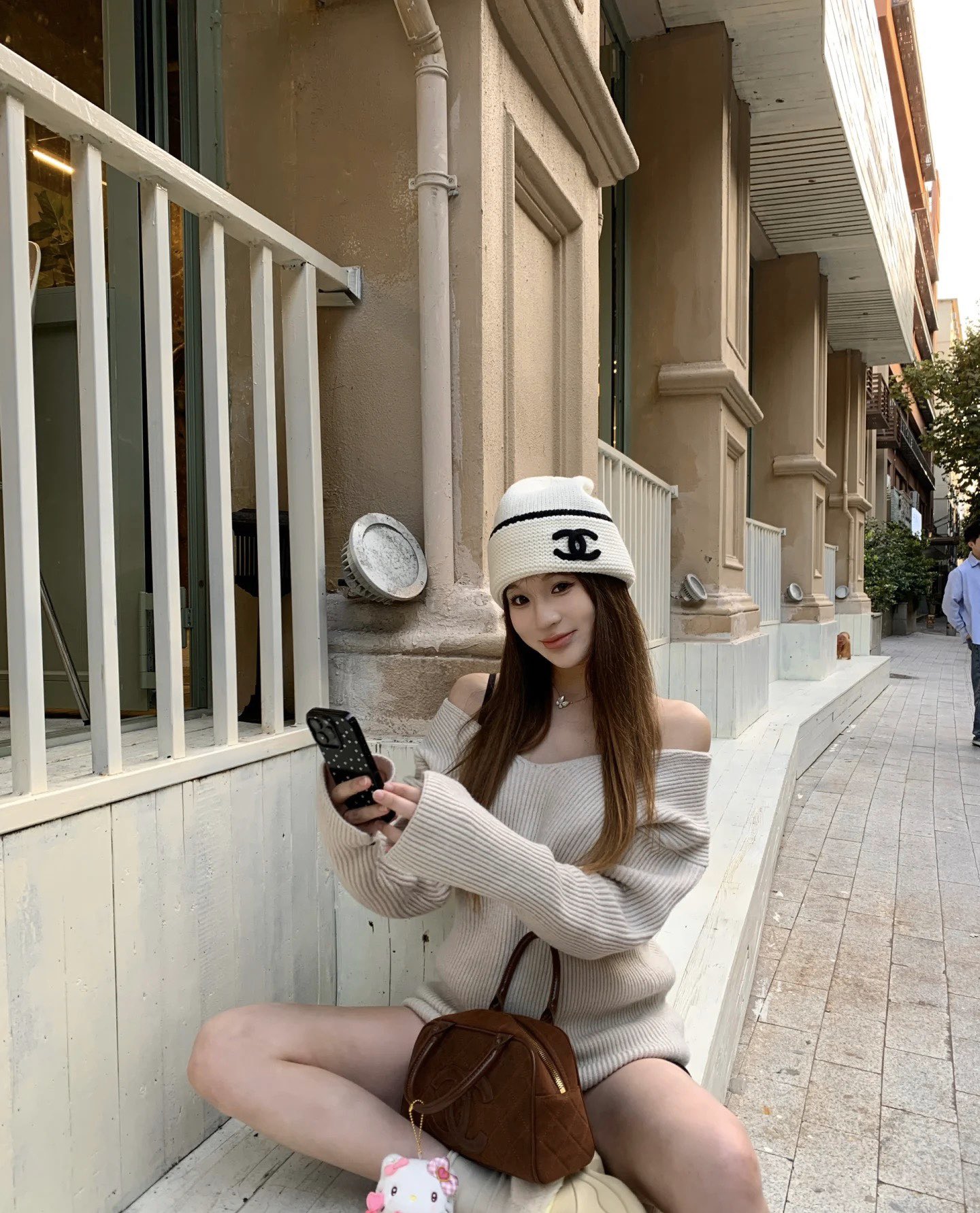 香奈儿 针织冷帽🧶  自带氛围感 〰️（ZT*COCO）