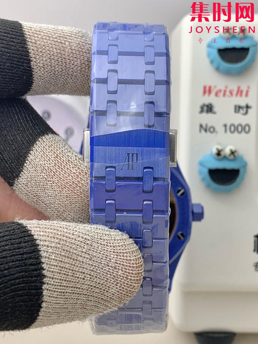 爱彼 APS皇家橡树15500系列 皇家橡树全陶瓷 15500陶瓷壳 蓝陶瓷 男士腕表 新到货，凭借陶瓷材质与Cal.4302一体机 商品图4