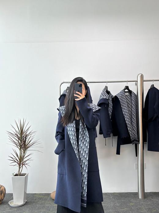 迪奥 经典双面浴袍连帽大衣 长款（SZX） 商品图4